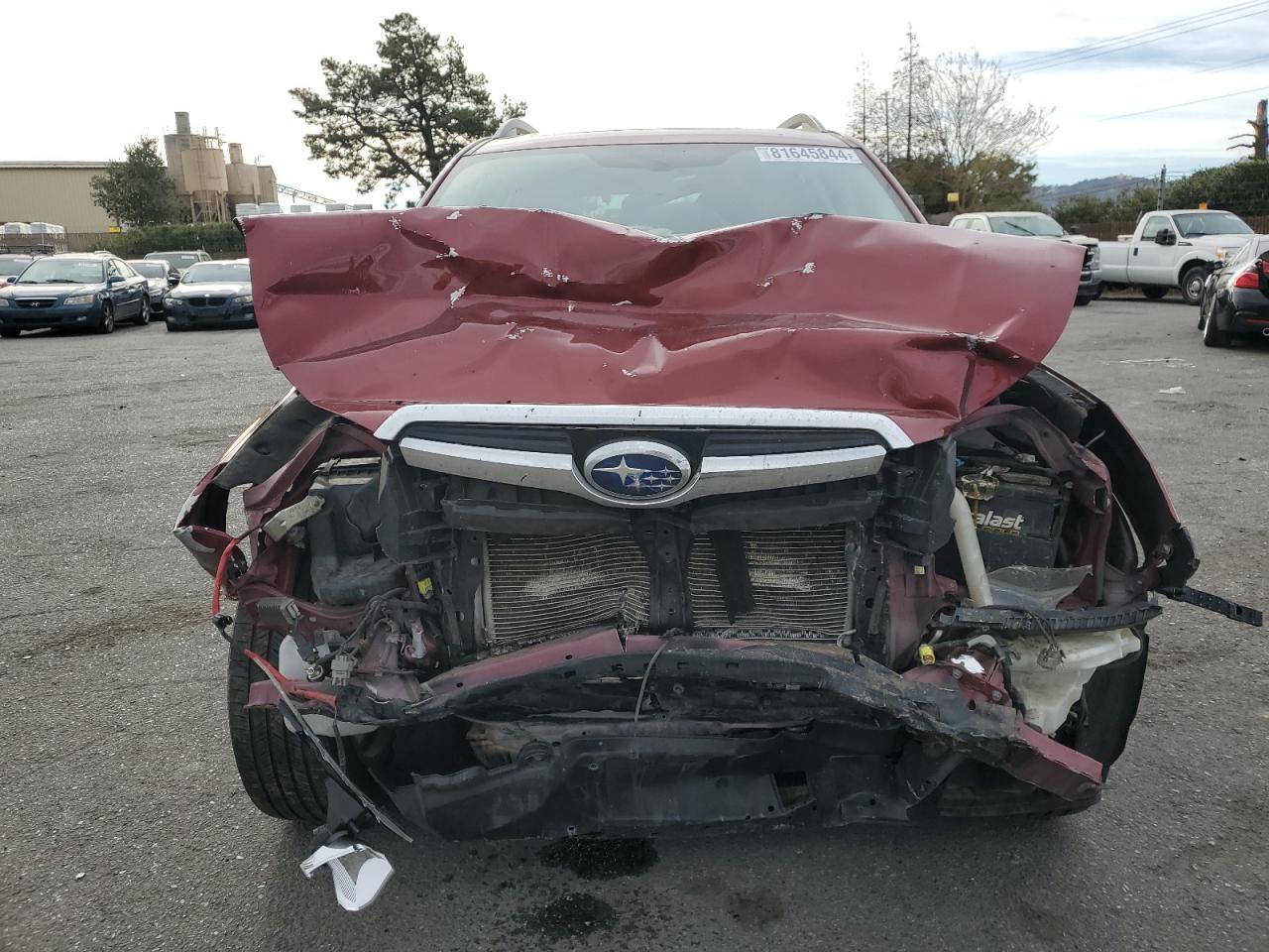 2015 Subaru Forester VIN JF2SJADC4FH809609 Copart auction photo, mechanical / front end damage thumbnail 5