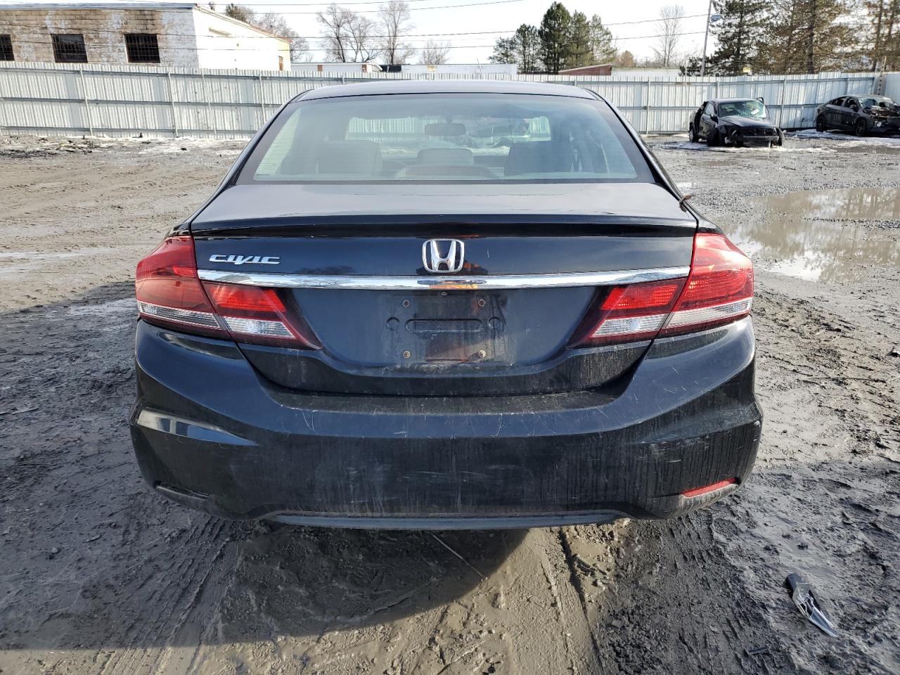 2014 Honda Civic VIN 19XFB2F54EE227287 Copart auction photo, front end / side damage thumbnail 6