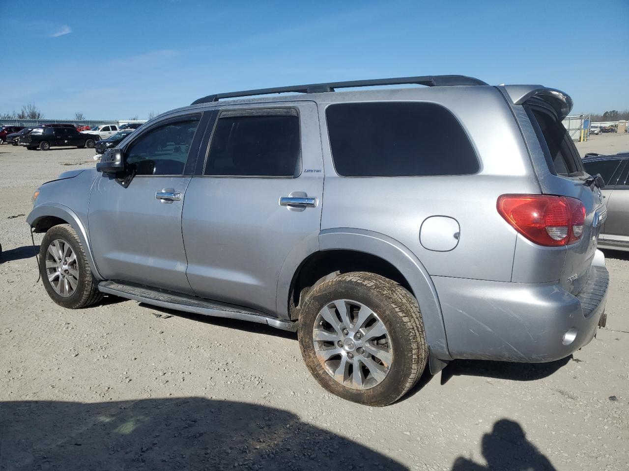 2010 Toyota Sequoia VIN 5TDJY5G13AS033551 Copart auction photo, front end / side damage thumbnail 2