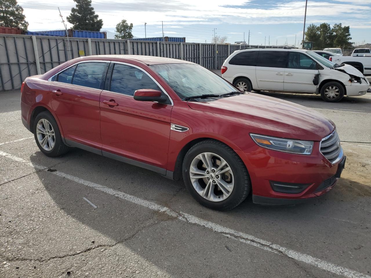 2016 Ford Taurus VIN 1FAHP2E89GG118838 Copart auction photo, side / rear end damage thumbnail 4
