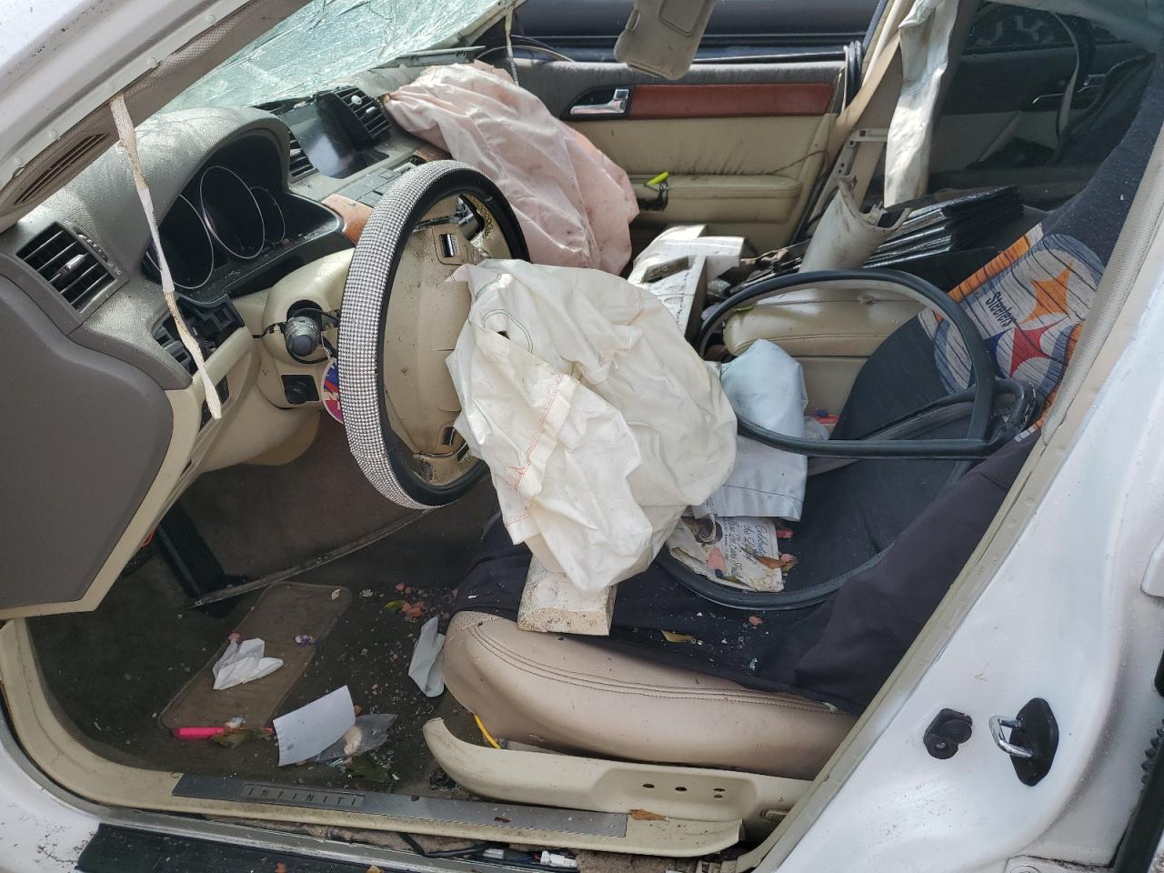 2007 Infiniti M VIN JNKAY01E97M309765 Copart auction photo, all over damage thumbnail 7