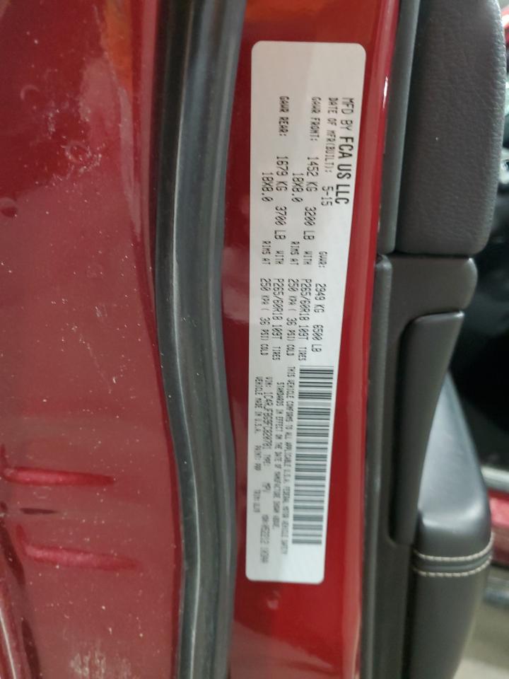 2015 Jeep Grand Cherokee VIN 1C4RJFBG9FC820781 Copart auction photo, all over damage thumbnail 14