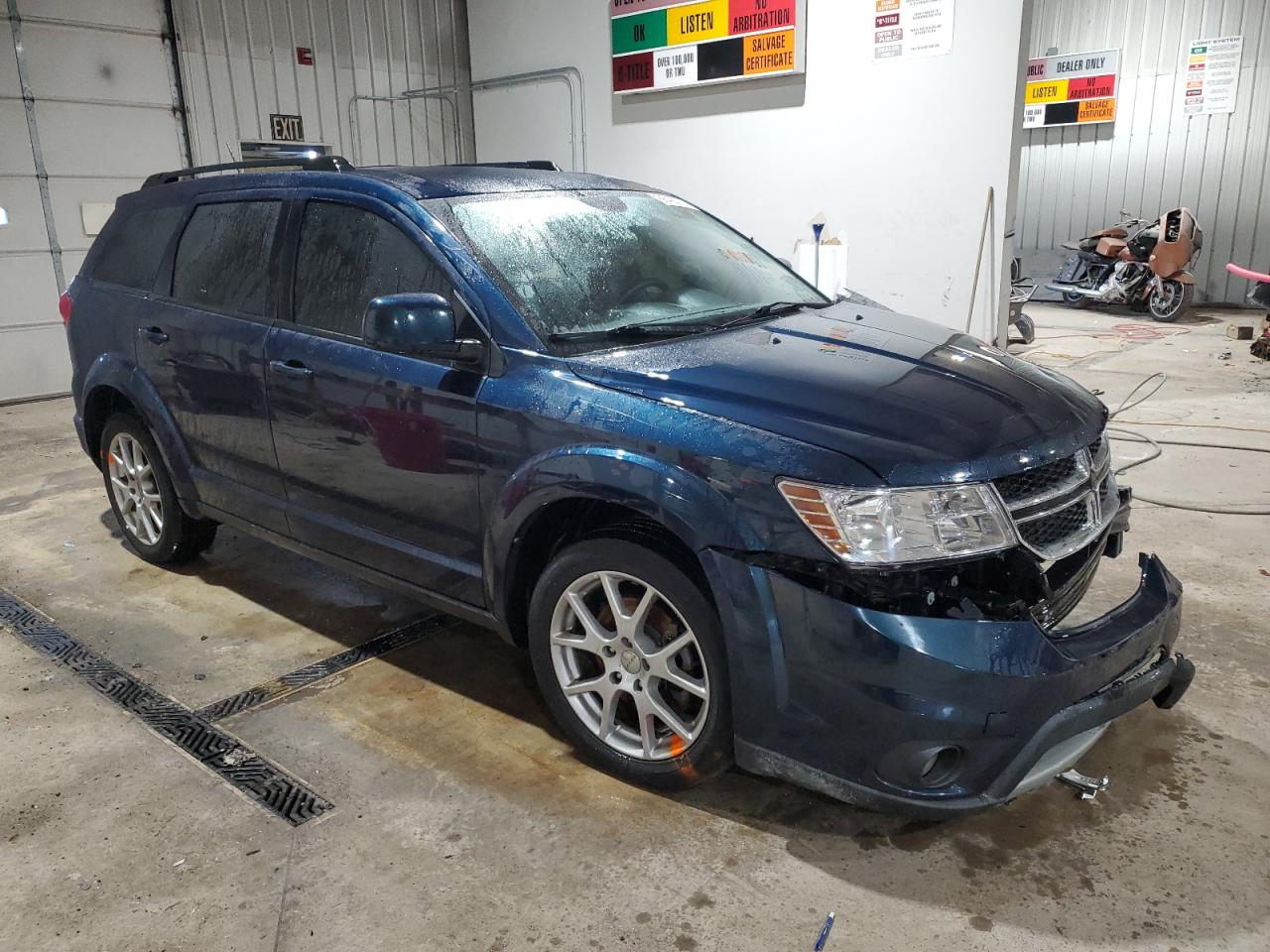 2014 Dodge Journey VIN 3C4PDCBB9ET247207 Copart auction photo, front end damage thumbnail 4