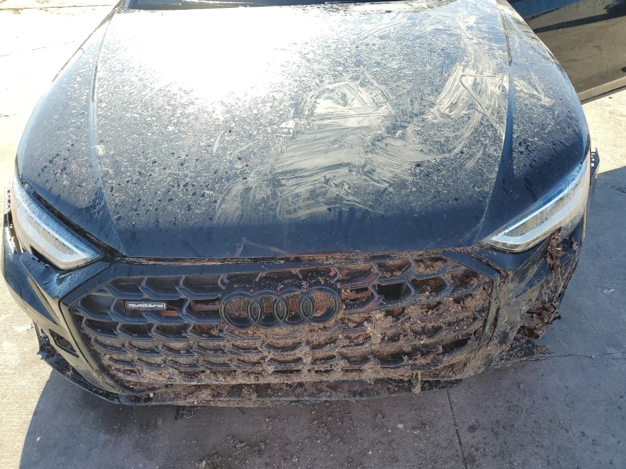 2022 Audi A8 VIN WAULDAF86NN009197 Copart auction photo, front end / water/flood damage thumbnail 12