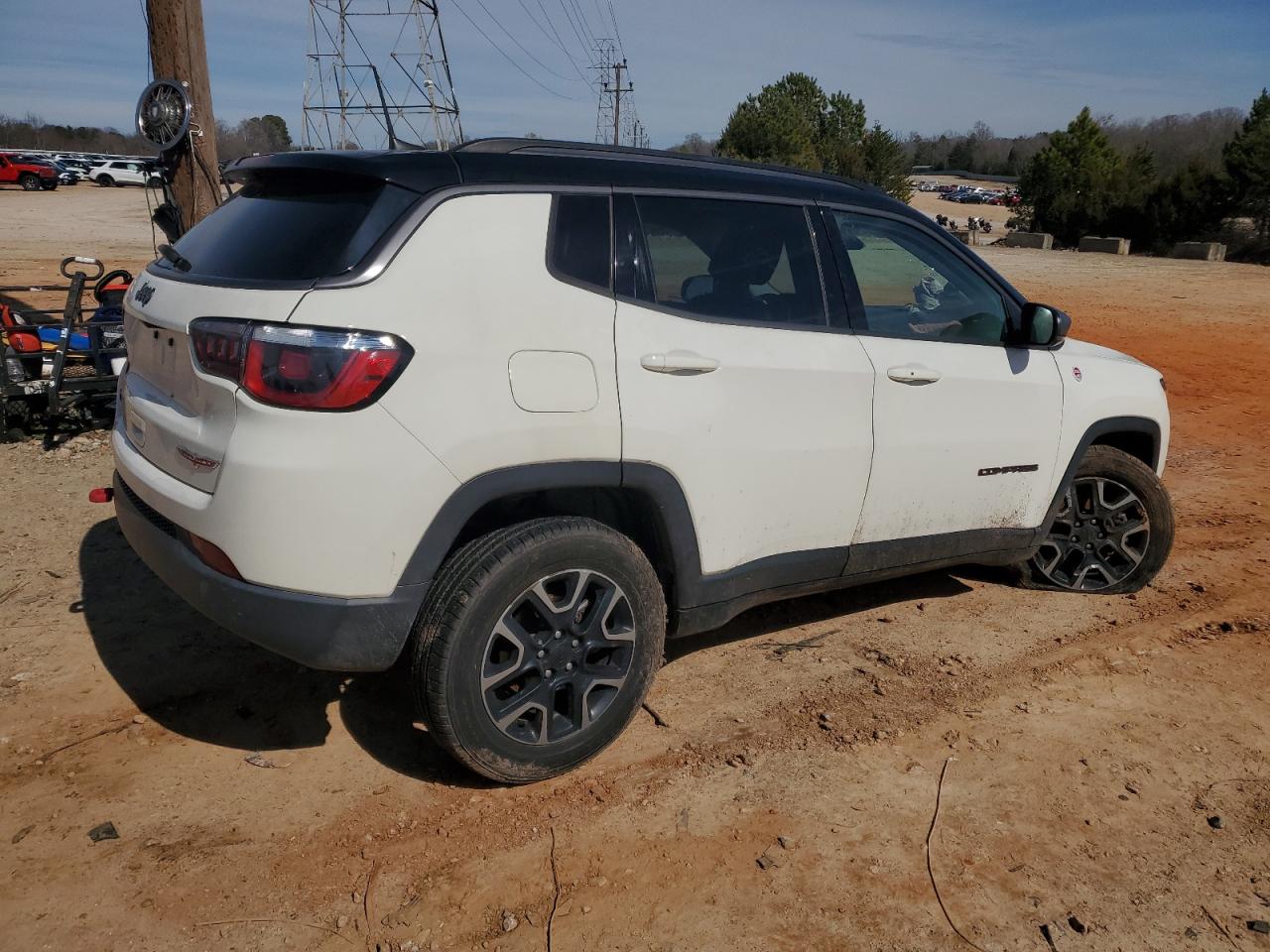 2019 Jeep Compass VIN 3C4NJDDB3KT645253 Copart auction photo, front end / undercarriage damage thumbnail 3