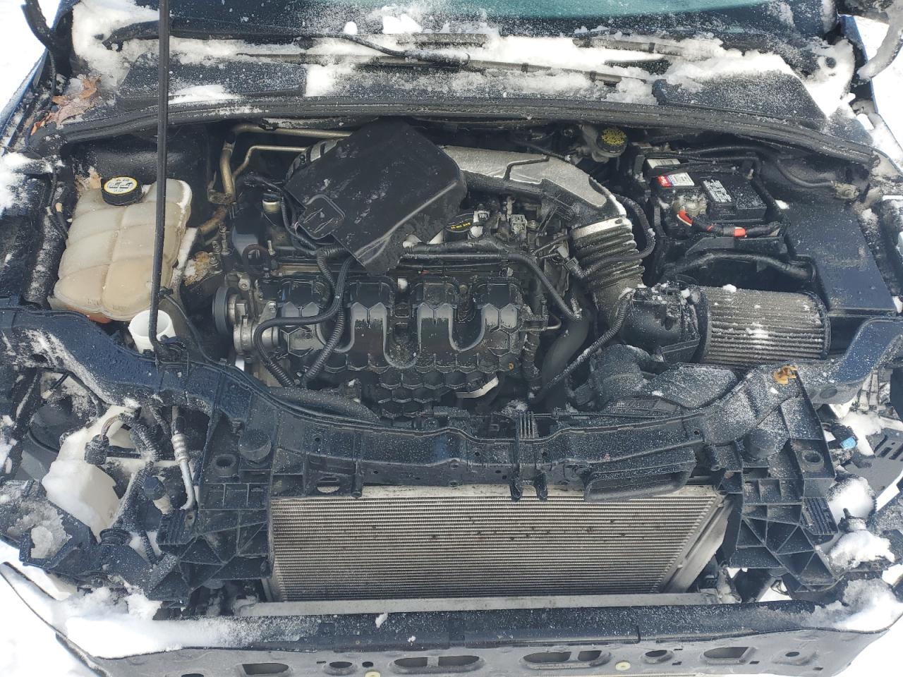 2013 Ford Focus VIN 1FADP3L90DL127429 Copart auction photo, side / front end damage thumbnail 11