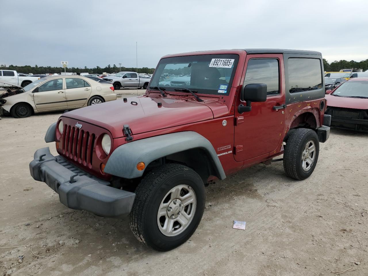 2011 Jeep Wrangler VIN 1J4AA2D19BL550356