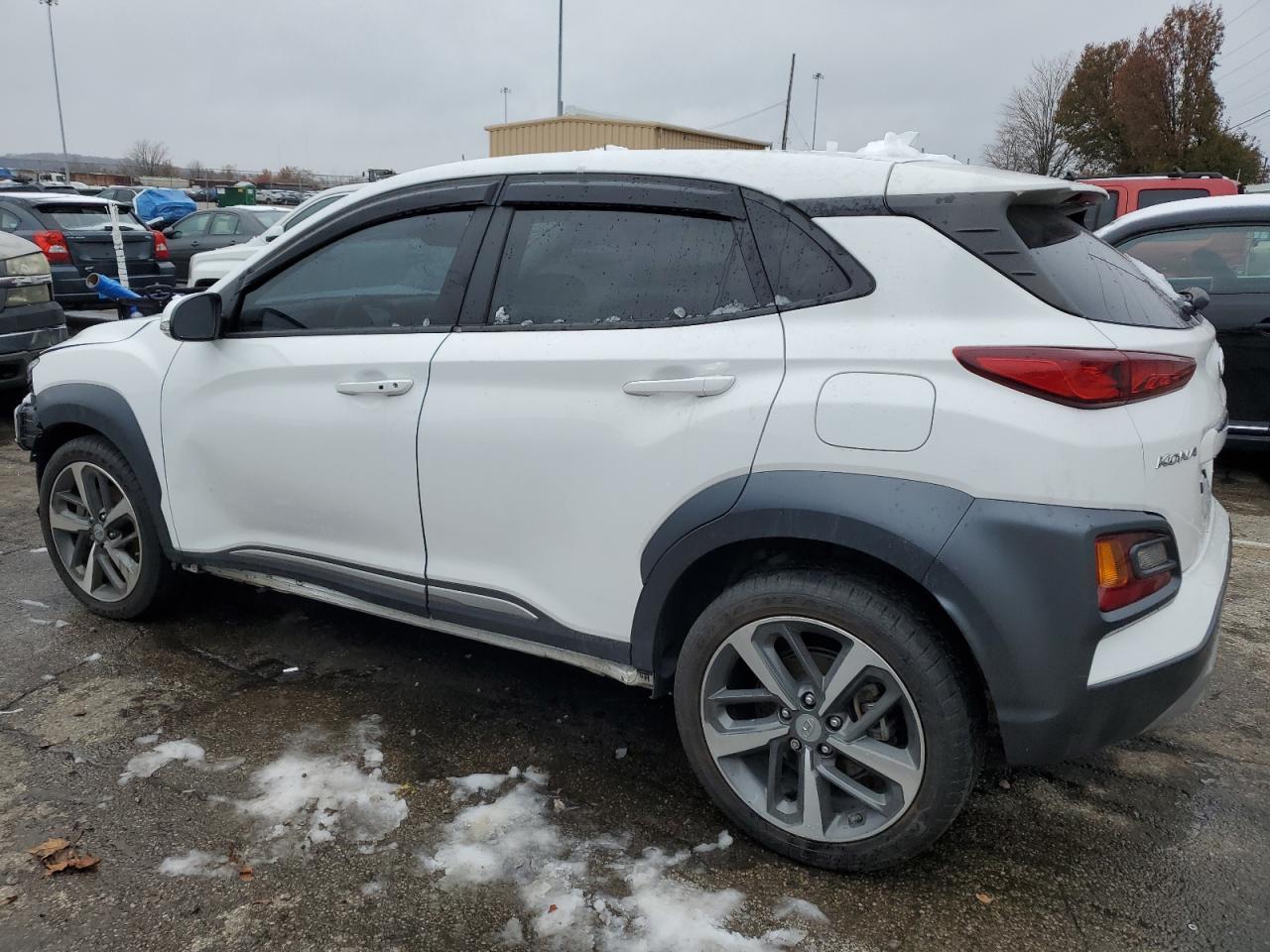 2021 Hyundai Kona VIN KM8K3CA56MU739220 Copart auction photo, front end / side damage thumbnail 2