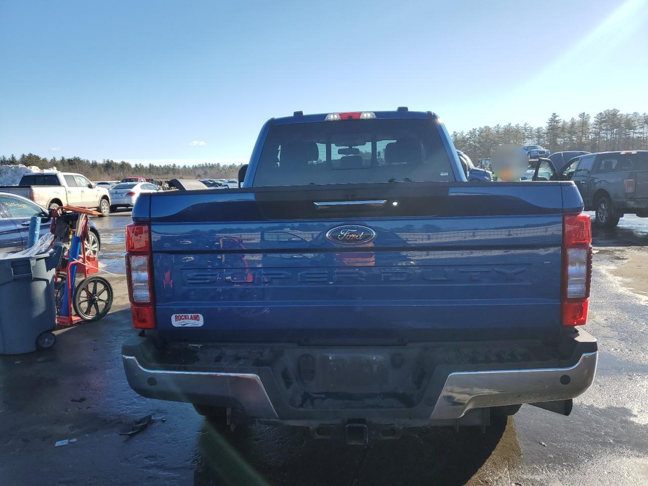 2022 Ford F250 VIN 1FT7X2B69NEE30014 Copart auction photo, side damage thumbnail 6
