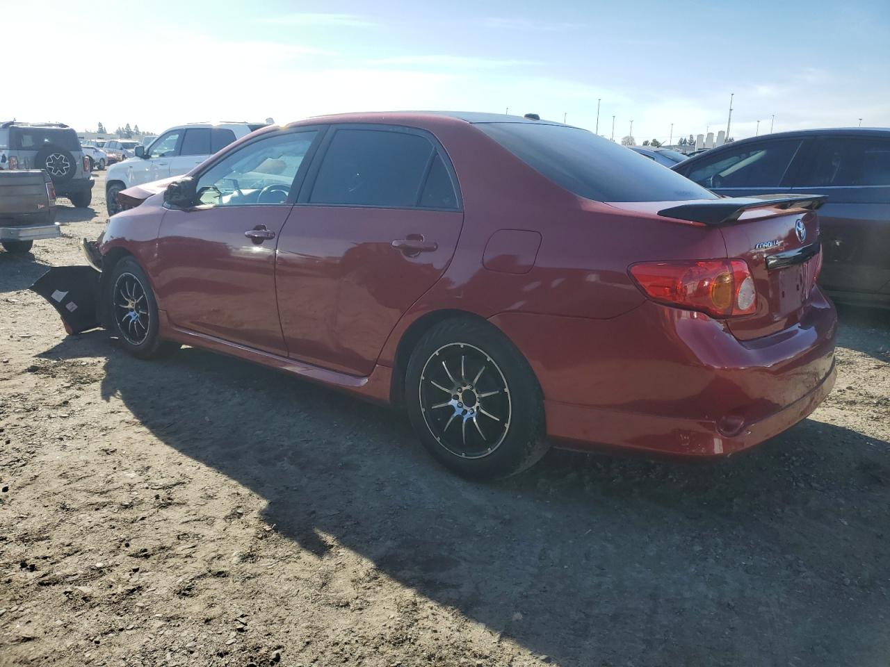 2009 Toyota Corolla VIN 2T1BU40E49C132830 Copart auction photo, front end / rear end damage thumbnail 2