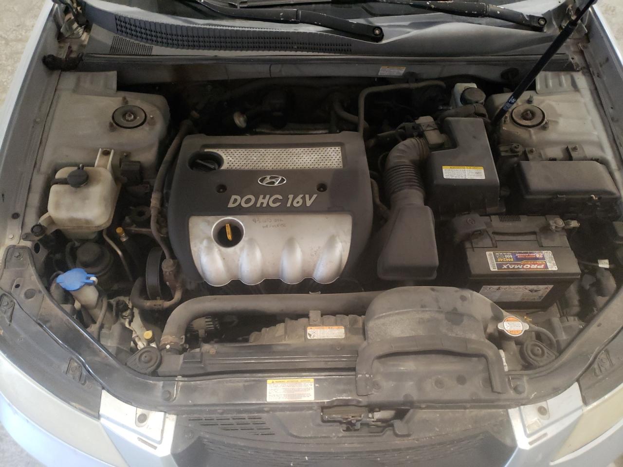 2006 Hyundai Sonata VIN 5NPEU46C16H080102 Copart auction photo, mechanical damage thumbnail 11