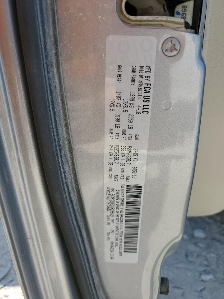 2018 Dodge Caravan VIN 2C4RDGBG3JR296427 Copart auction photo, front end / mechanical damage thumbnail 14