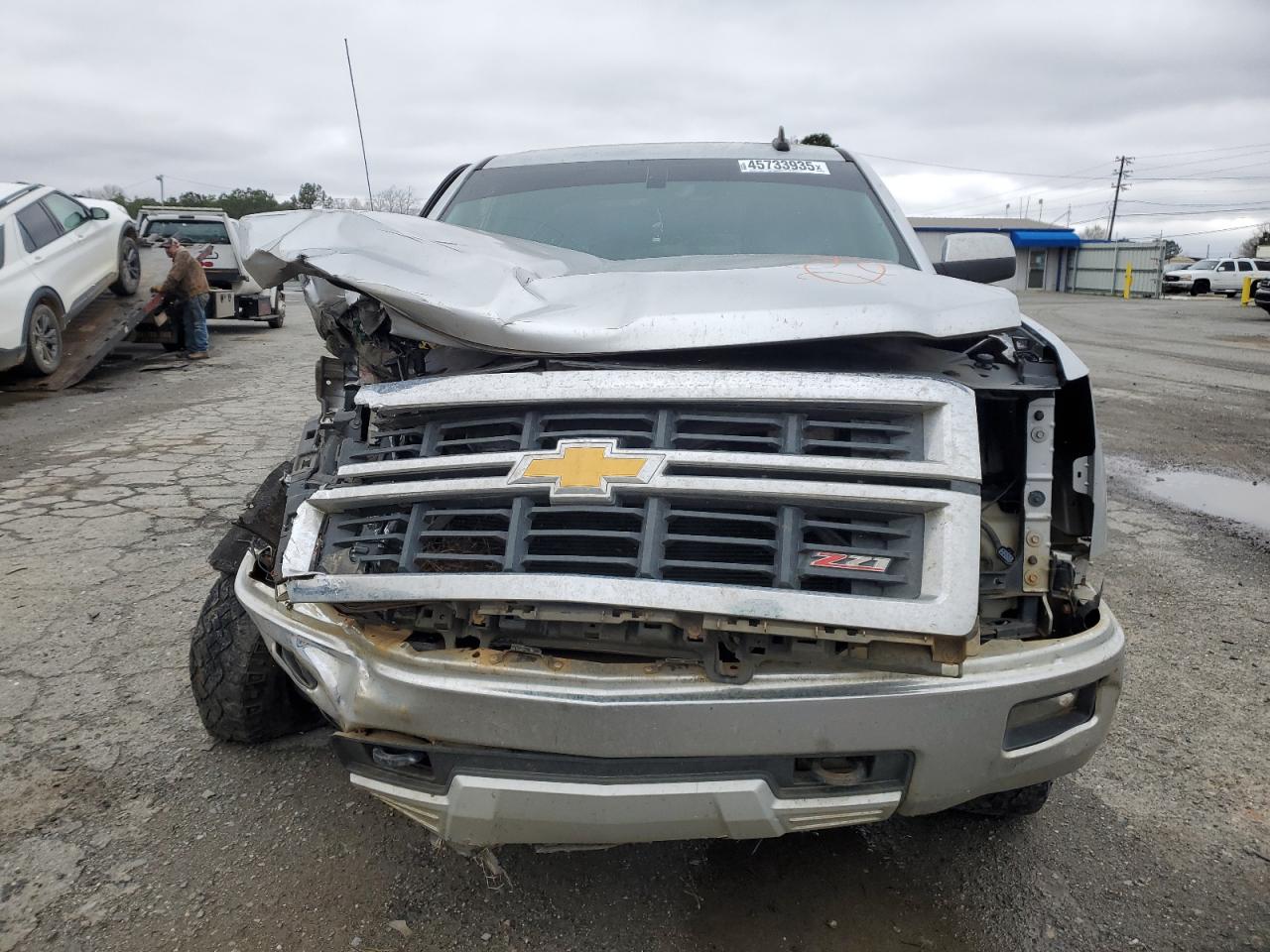 2015 Chevrolet Silverado VIN 1GCVKREC0FZ405643 Copart auction photo, front end / all over damage thumbnail 5