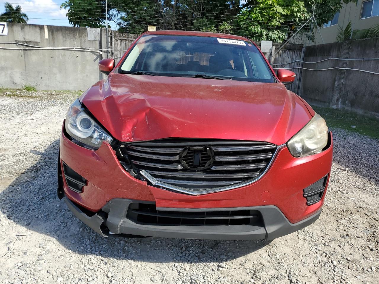 2016 Mazda CX-5 VIN JM3KE2BY5G0741304 Copart auction photo, front end damage thumbnail 5