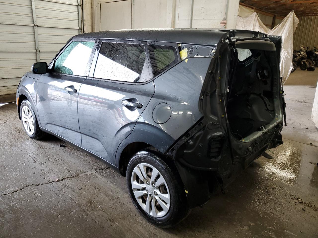 2020 KIA Soul VIN KNDJ23AU6L7720108 Copart auction photo, rear end damage thumbnail 2