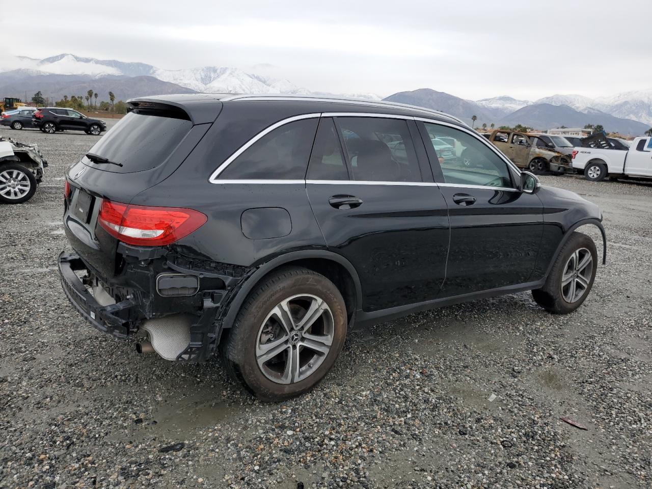 2019 Mercedes-Benz GLC VIN WDC0G4JB7KV186428 Copart auction photo, front end / rear end damage thumbnail 3