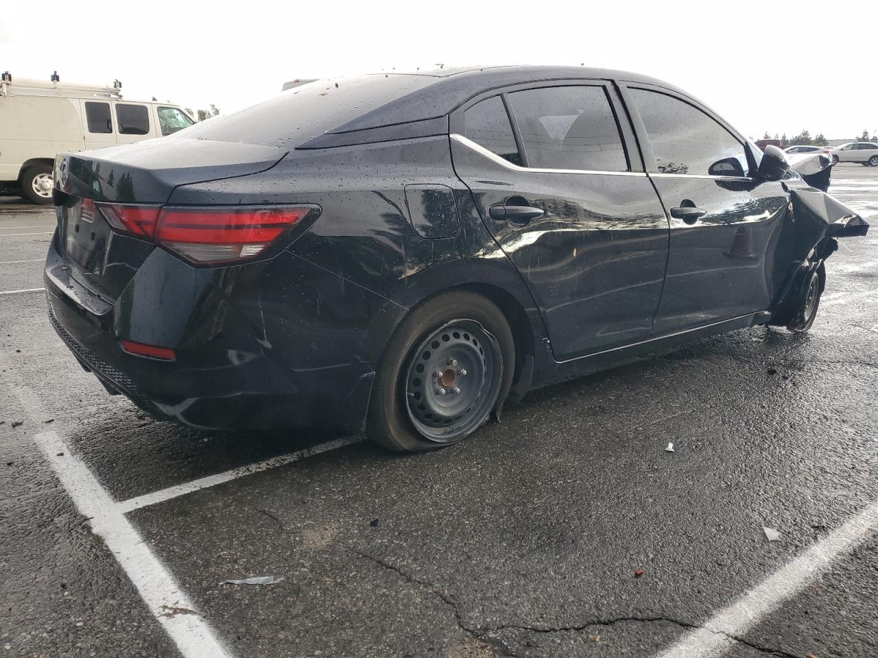 2024 Nissan Sentra VIN 3N1AB8BV9RY241616 Copart auction photo, front end / side damage thumbnail 3