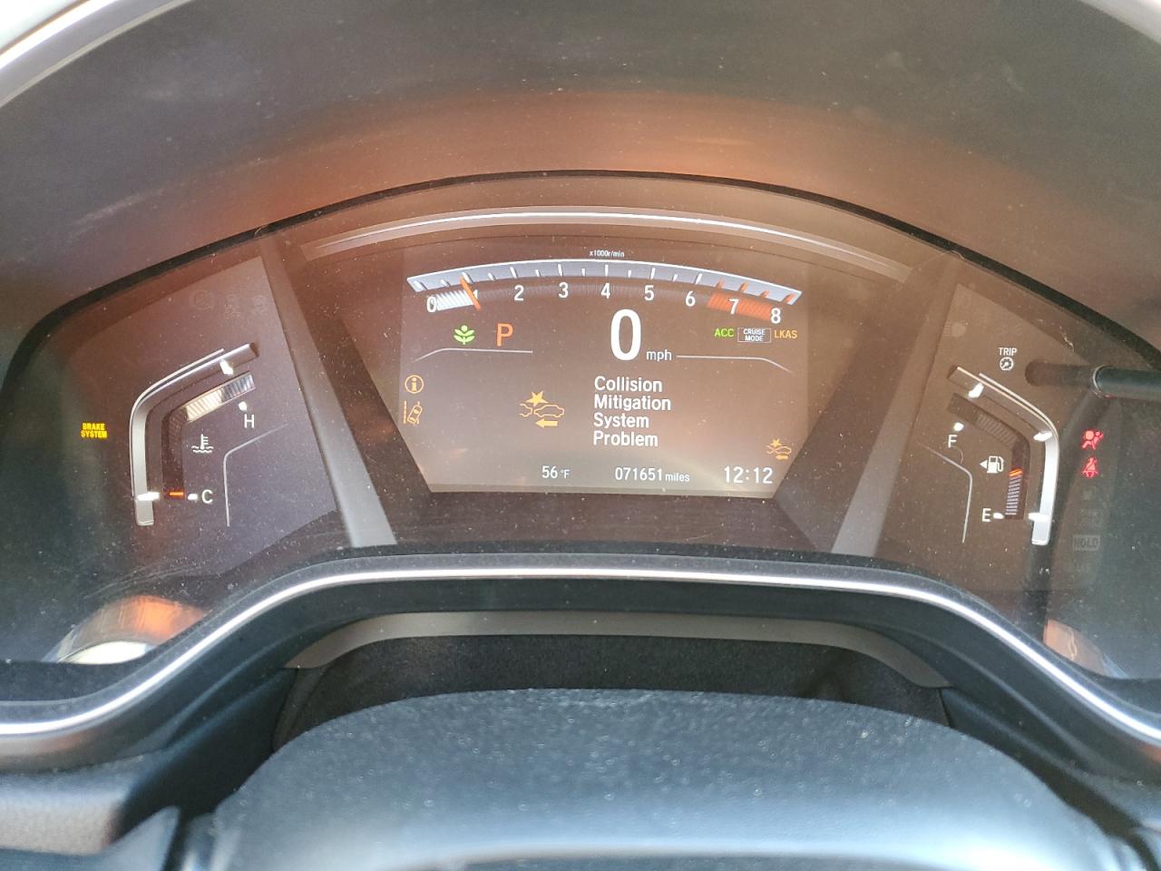 2019 Honda CR-V VIN 2HKRW2H56KH638681 Copart auction photo, side damage thumbnail 9