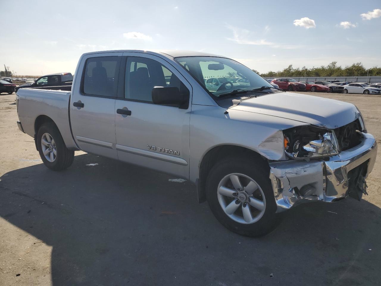 2012 Nissan Titan VIN 1N6AA0ED2CN322799 Copart auction photo, front end damage thumbnail 4