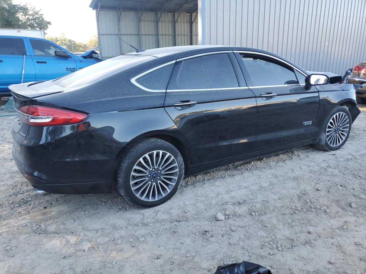 2018 Ford Fusion VIN 3FA6P0SU0JR268298 Copart auction photo, front end damage thumbnail 3