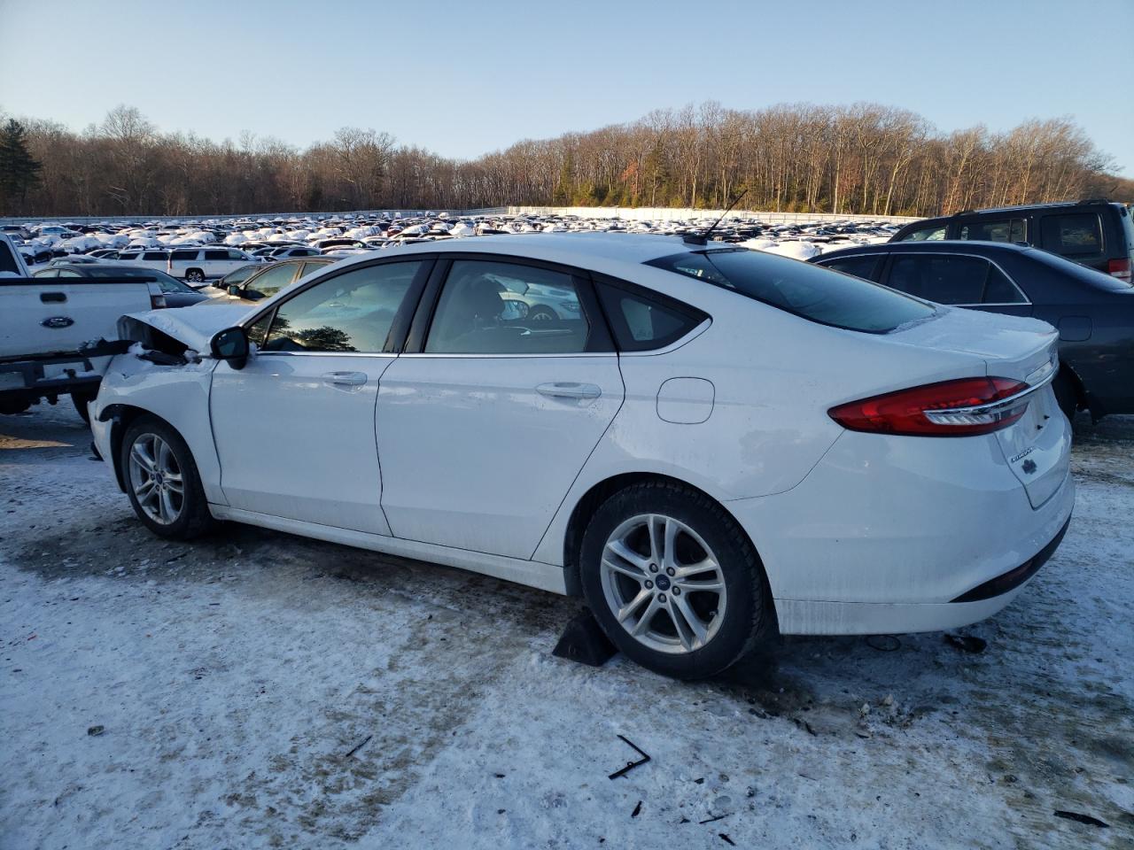 2018 Ford Fusion VIN 3FA6P0H77JR192712 Copart auction photo, front end damage thumbnail 2
