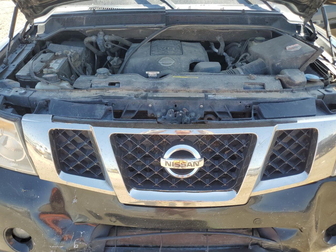 2015 Nissan Armada VIN 5N1AA0NC9FN605629 Copart auction photo, front end / mechanical damage thumbnail 14