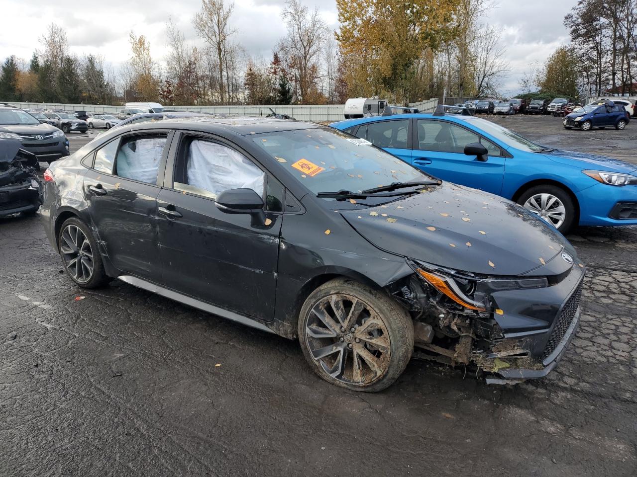 2022 Toyota Corolla VIN JTDP4MCE0NJ099602 Copart auction photo, side damage thumbnail 4