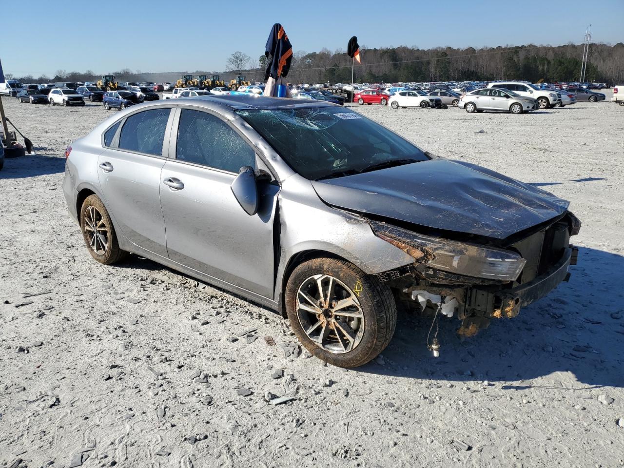 2024 KIA Forte VIN 3KPF24AD7RE813885 Copart auction photo, all over damage thumbnail 4