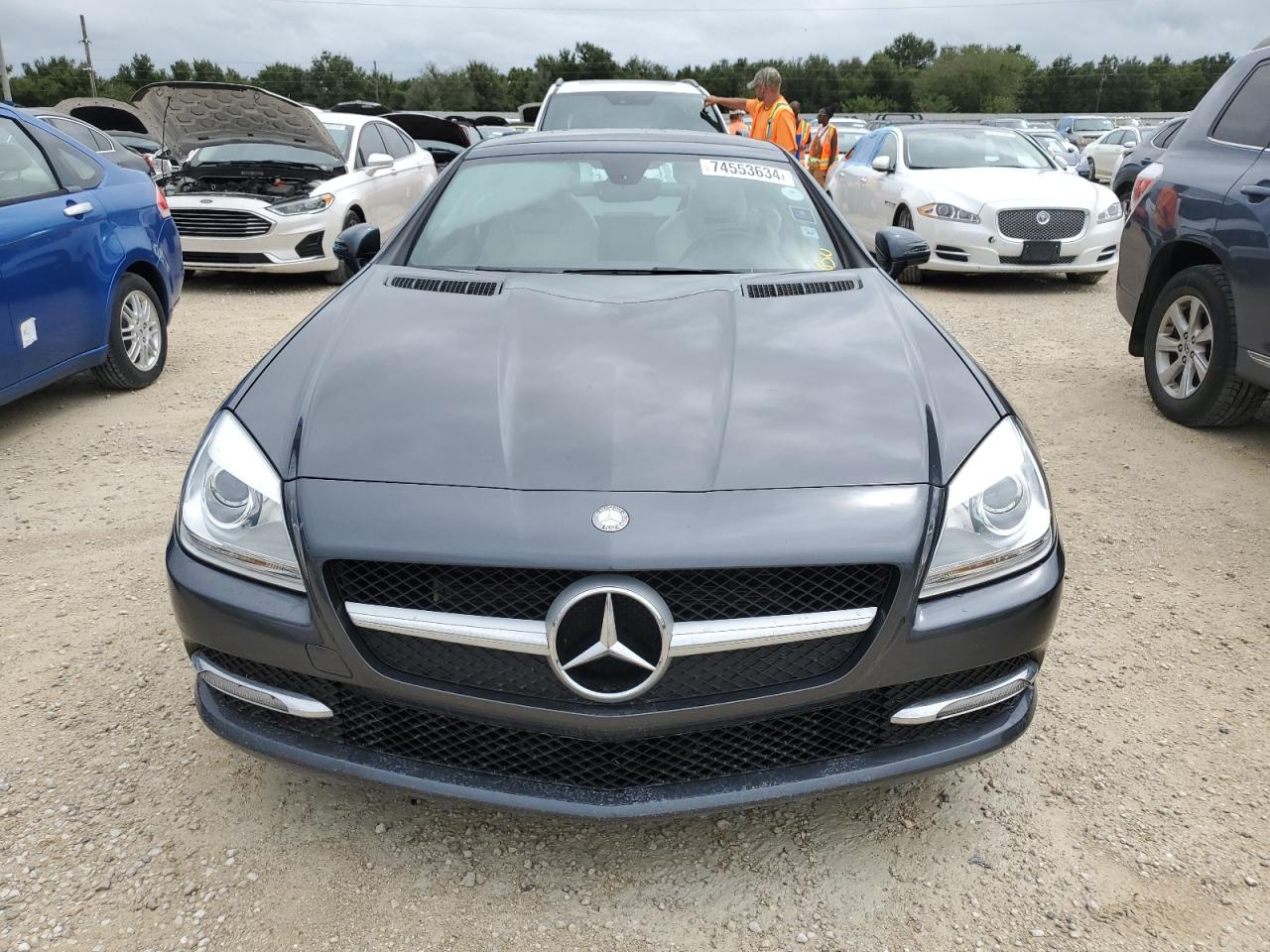 2012 Mercedes-Benz SLK-klasse VIN WDDPK5HA5CF015751 Copart auction photo, water/flood damage thumbnail 5