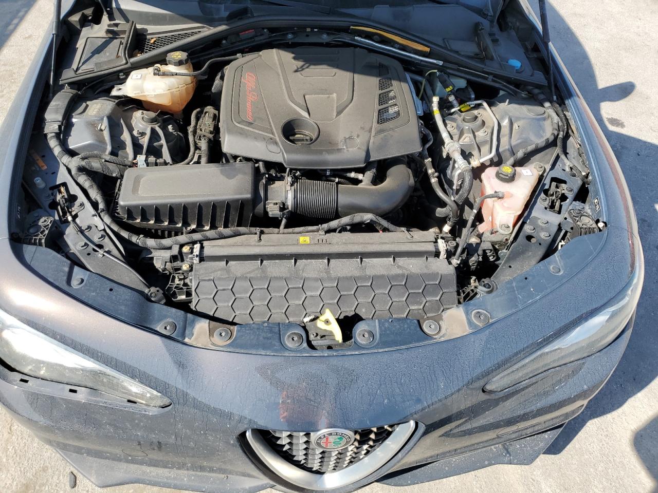 2019 Alfa Romeo Giulia VIN ZARFAMBN1K7600825 Copart auction photo, rear end damage thumbnail 11