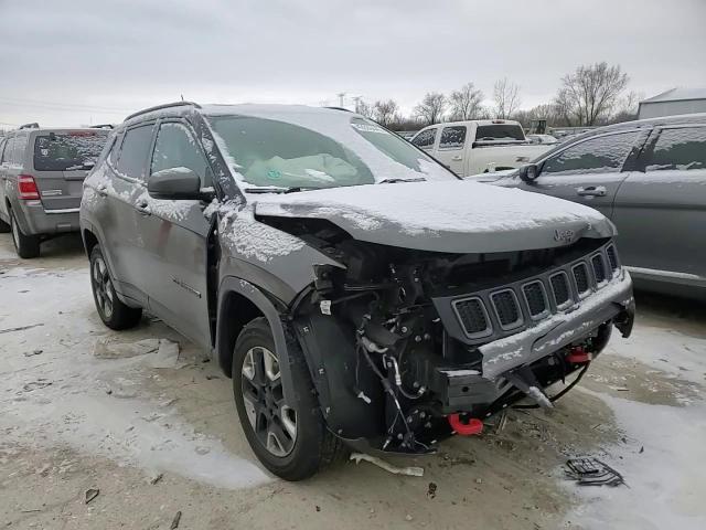 2018 Jeep Compass VIN 3C4NJDDB9JT417496 Copart auction photo, front end damage thumbnail 10