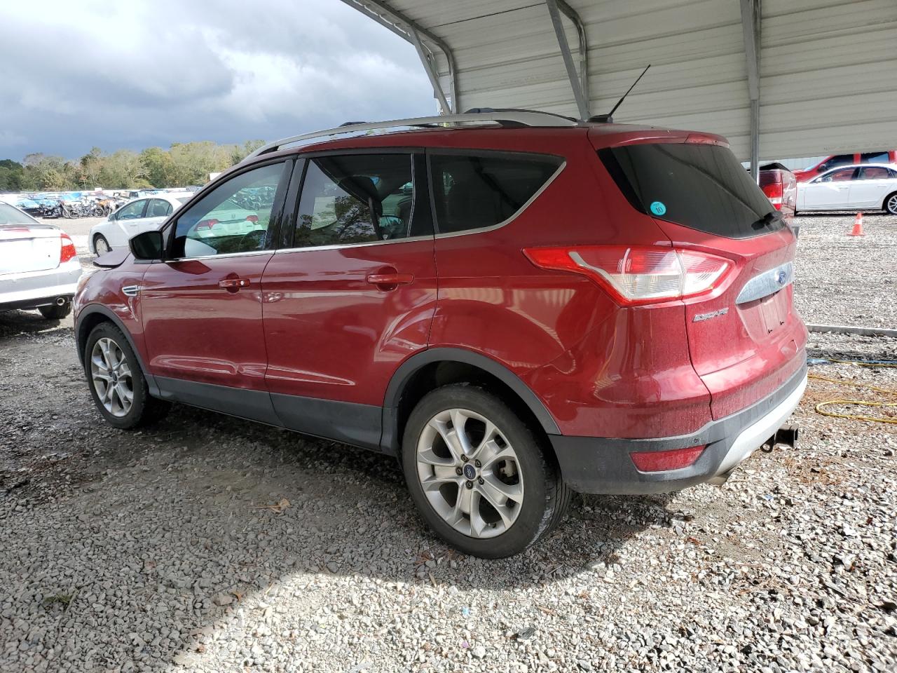 2014 Ford Escape VIN 1FMCU9J9XEUB03988 Copart auction photo, front end damage thumbnail 2