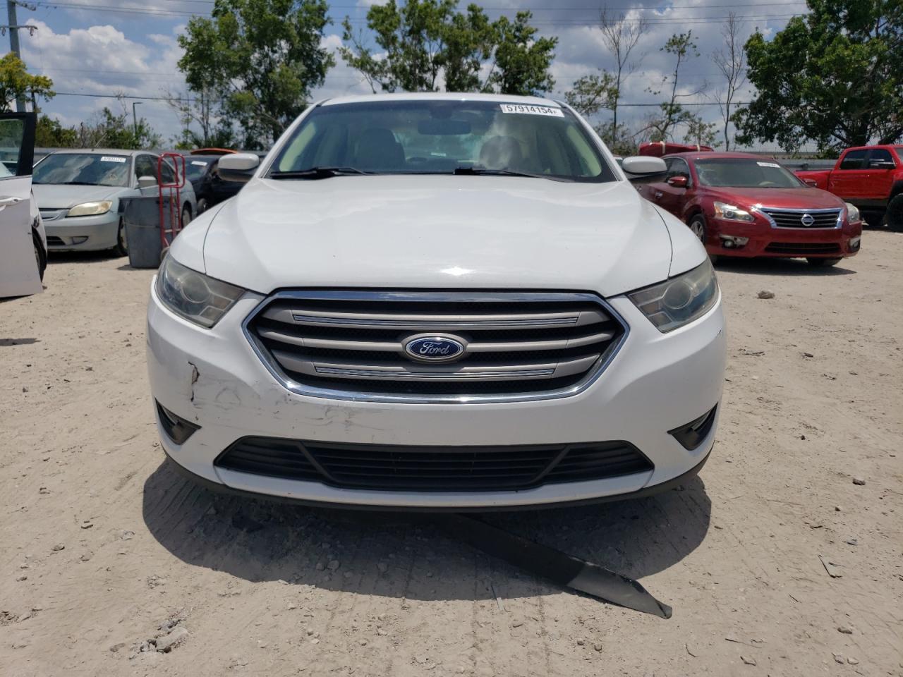 2015 Ford Taurus VIN 1FAHP2E84FG182168 Copart auction photo, front end damage thumbnail 5