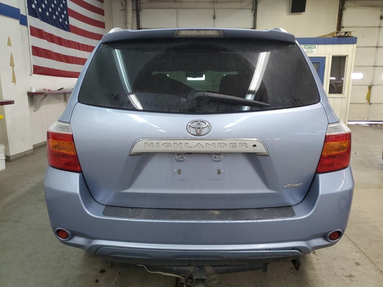 2010 Toyota Highlander VIN JTEDK3EH1A2153435 Copart auction photo, front end / side damage thumbnail 6