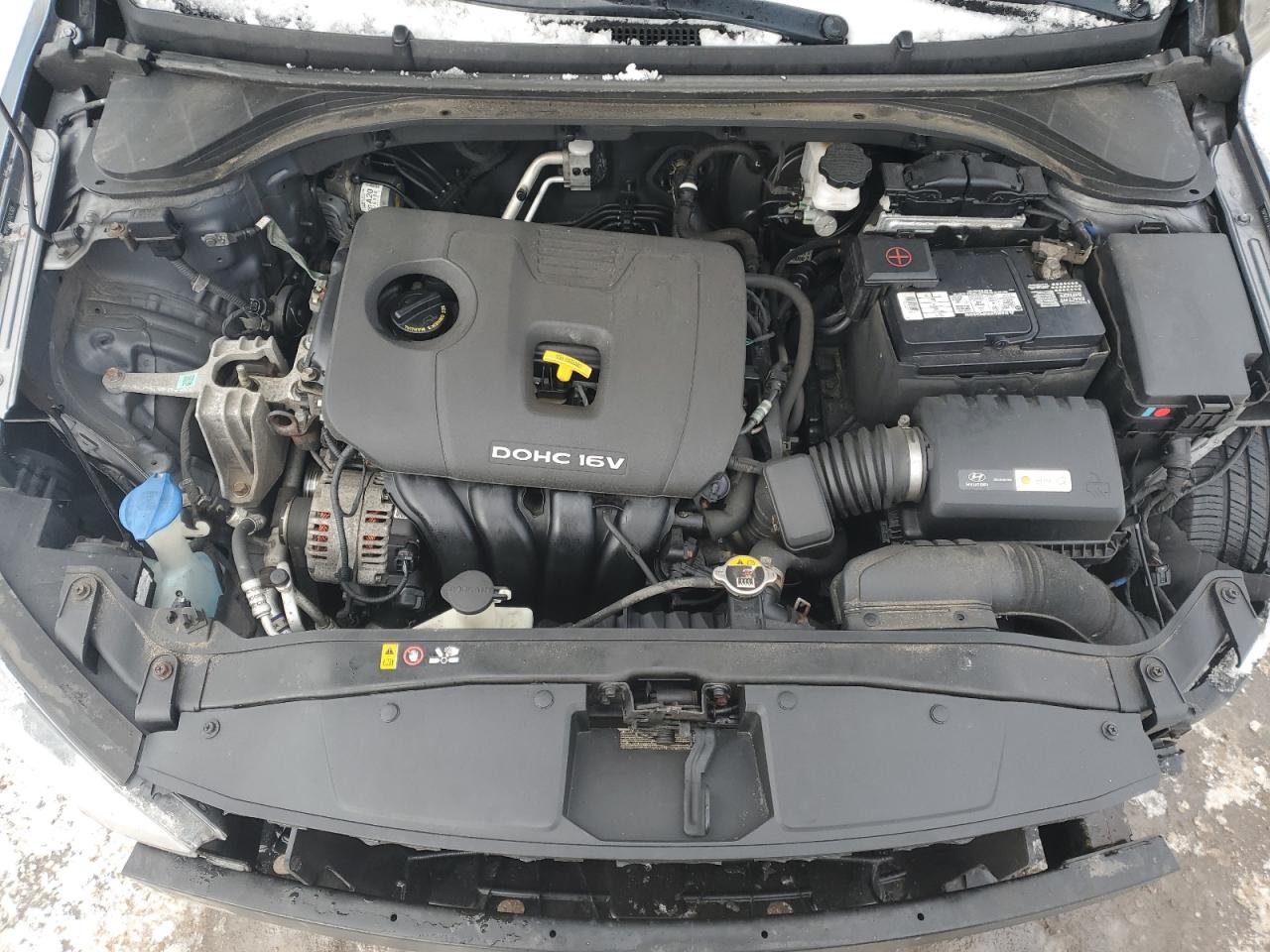 2018 Hyundai Elantra VIN 5NPD84LF7JH243889 Copart auction photo, all over damage thumbnail 11