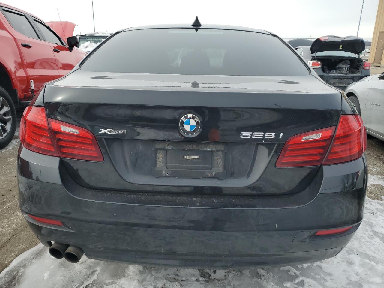 2014 BMW 5er VIN WBA5A7C51ED613115 Copart auction photo, front end / undercarriage damage thumbnail 6