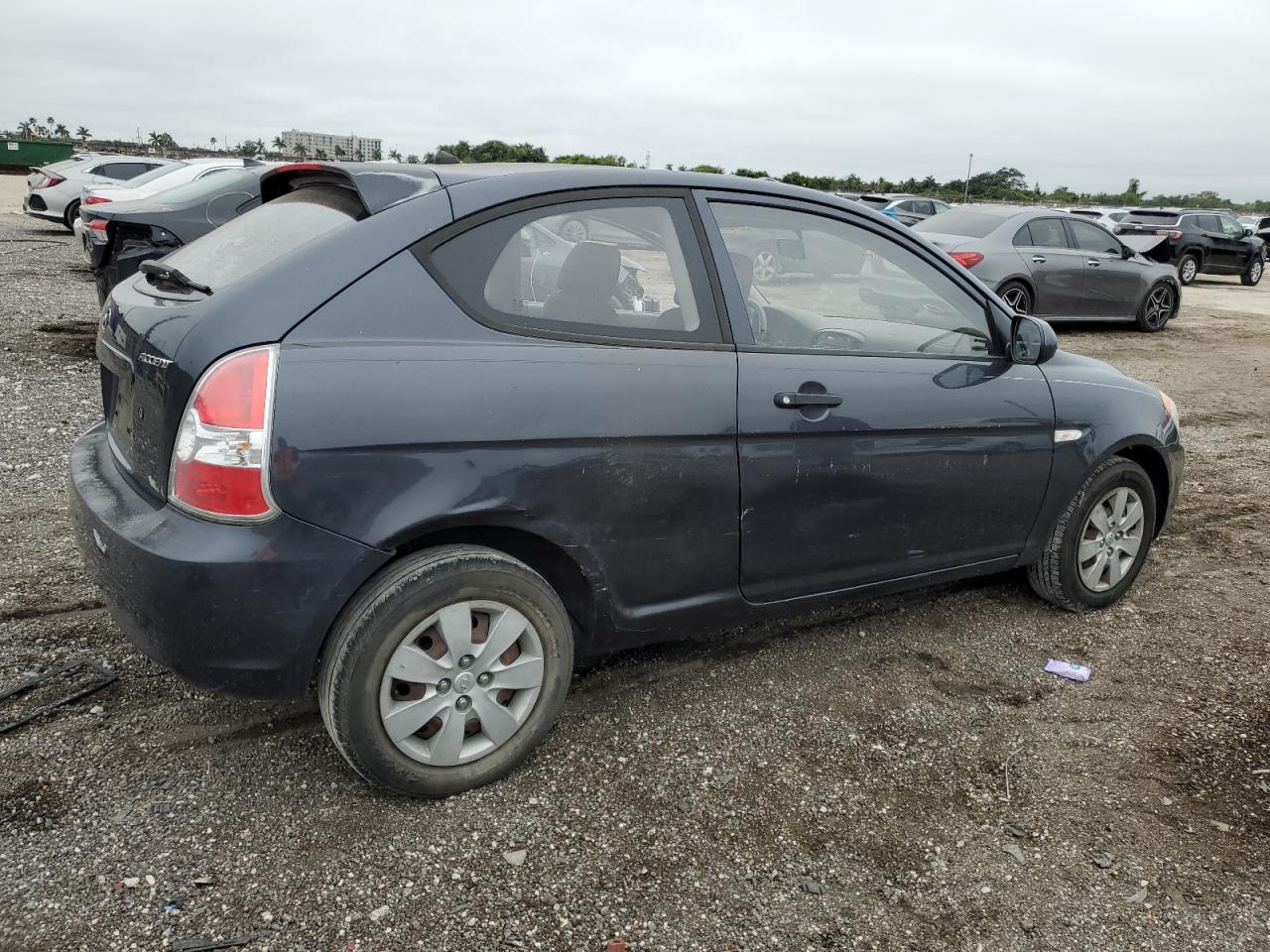2010 Hyundai Accent VIN KMHCM3AC9AU158161 Copart auction photo, all over damage thumbnail 3