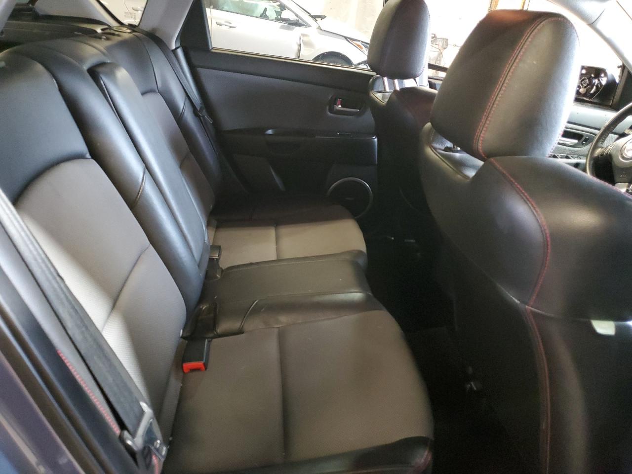 2008 Mazda 3 VIN JM1BK34M281861655 Copart auction photo, side / front end damage thumbnail 10