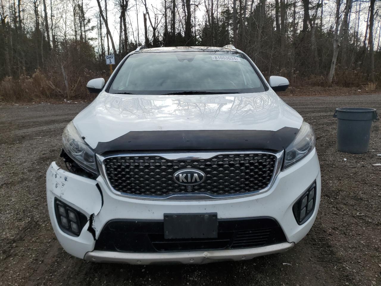 2016 KIA Sorento VIN 5XYPKDA53GG070462 Copart auction photo, front end damage thumbnail 5