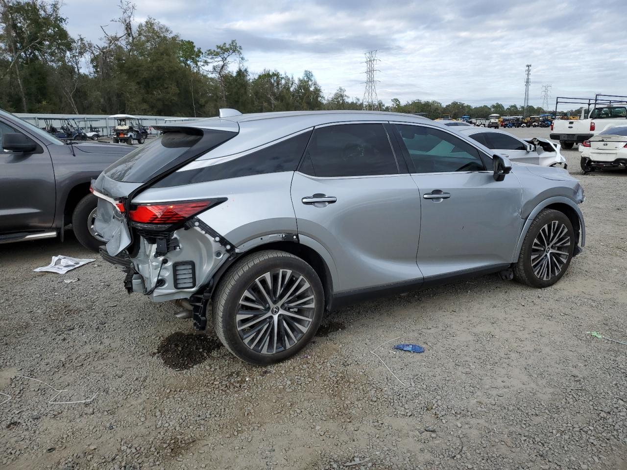 2024 Lexus RX VIN 2T2BAMBA7RC025768 Copart auction photo, rear end / front end damage thumbnail 3
