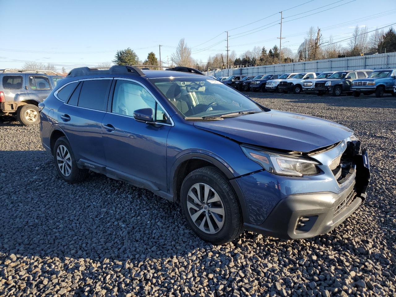 2021 Subaru Outback VIN 4S4BTACC0M3121025 Copart auction photo, front end damage thumbnail 4