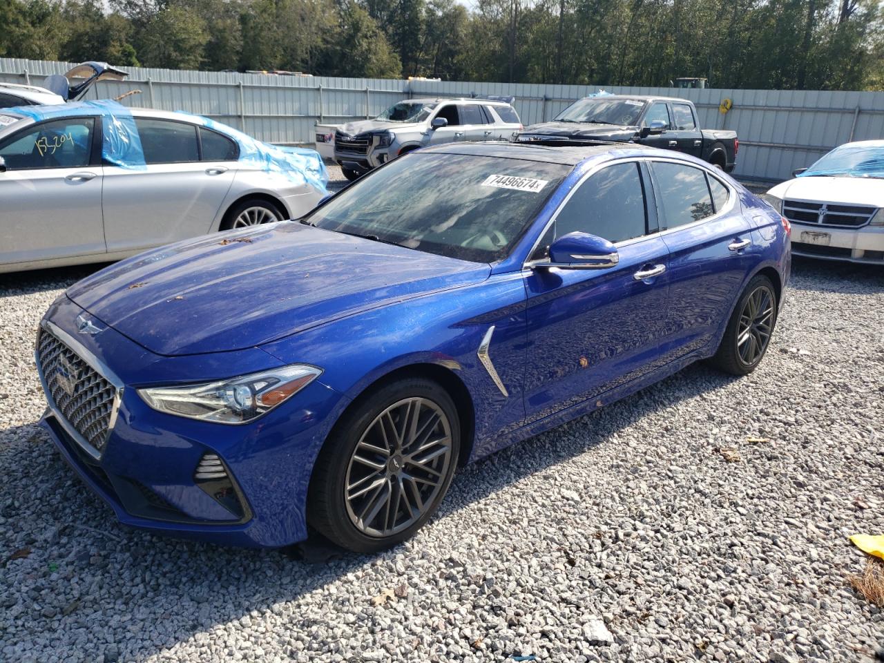 2019 Genesis G70 VIN KMTG34LA0KU031831