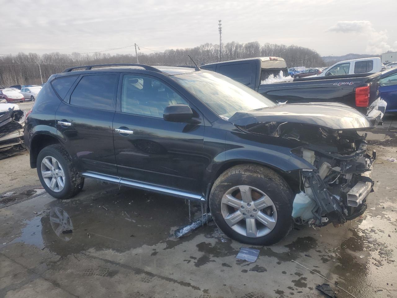 2007 Nissan Murano VIN JN8AZ08W67W612248 Copart auction photo, front end damage thumbnail 4