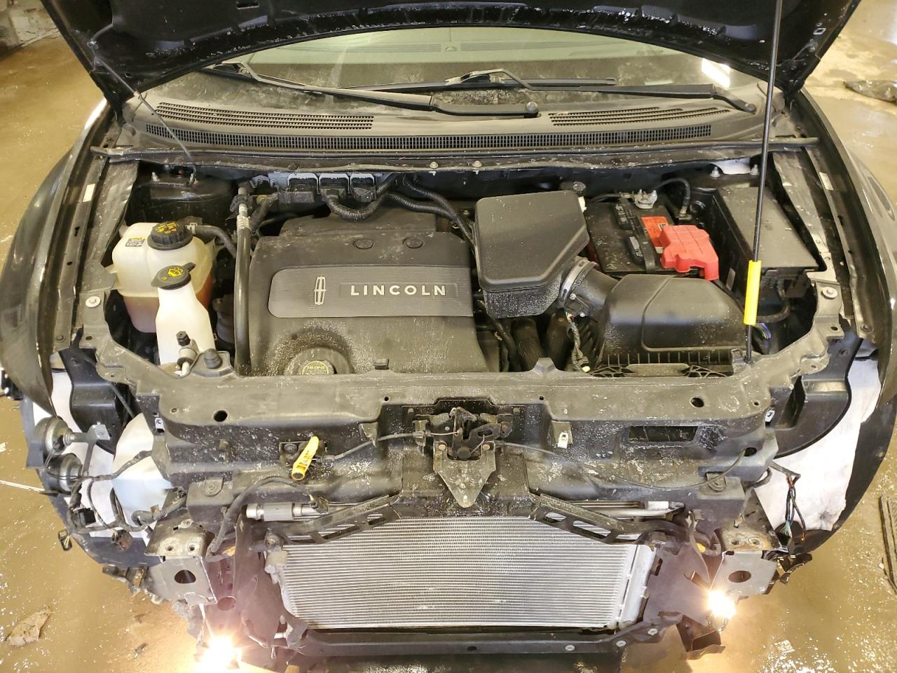 2015 Lincoln MKX VIN 2LMDJ8JKXFBL23539 Copart auction photo, front end damage thumbnail 12