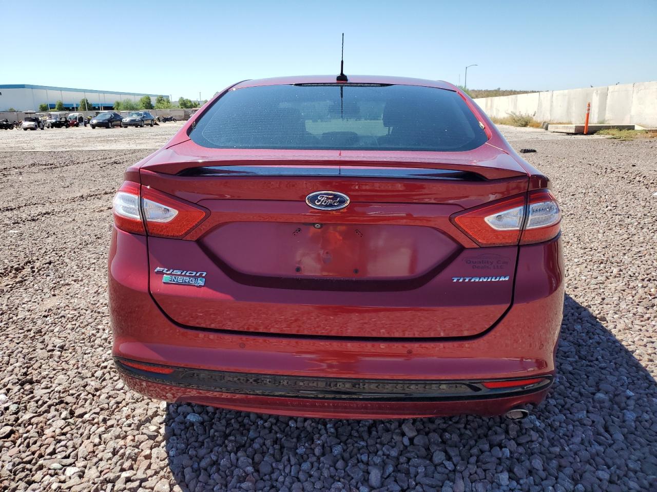 2015 Ford Fusion VIN 3FA6P0SU4FR280719 Copart auction photo, side / front end damage thumbnail 6