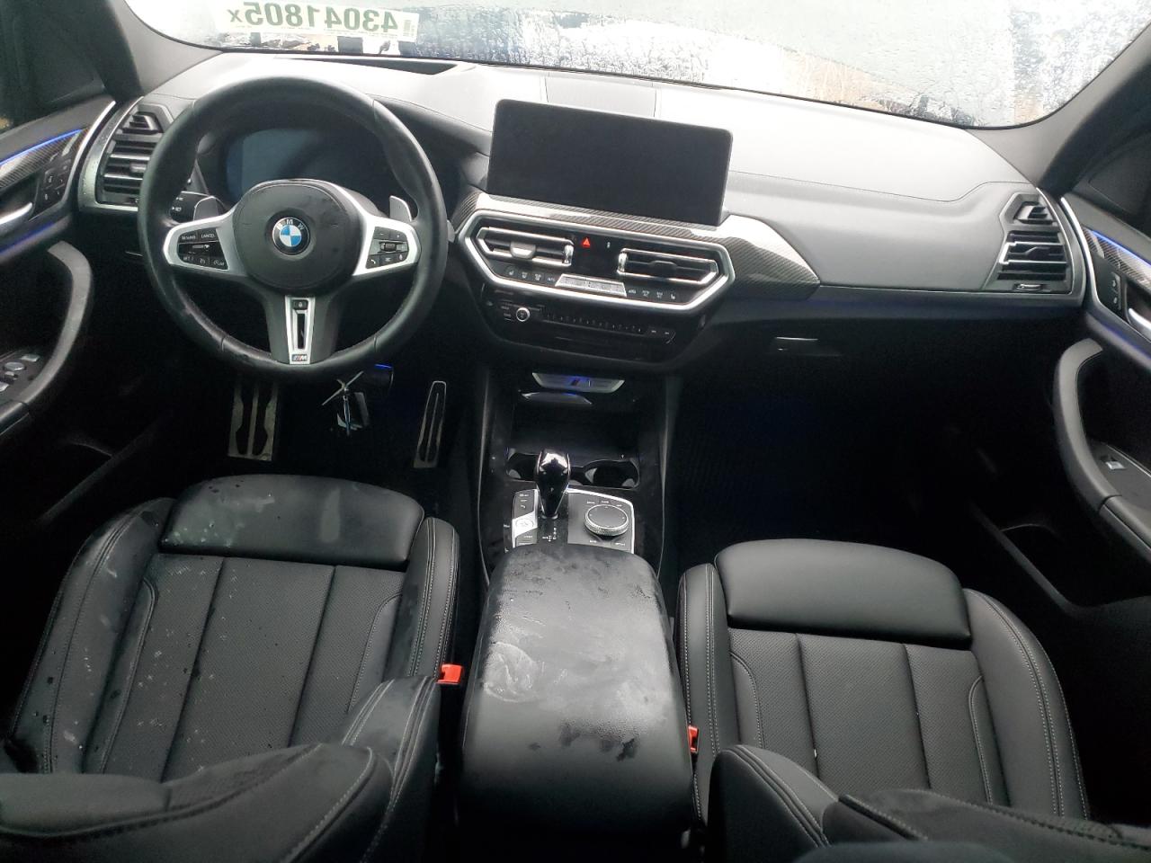 2024 BMW X3 M VIN 5UX83DP02R9U91315 Copart auction photo, front end / side damage thumbnail 8
