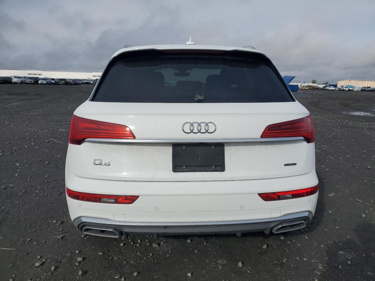 2023 Audi Q5 VIN WA1EAAFY5P2078143 Copart auction photo, front end / side damage thumbnail 6