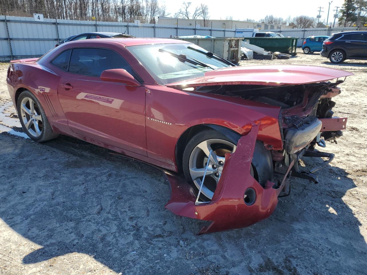 2014 Chevrolet Camaro VIN 2G1FC1E3XE9133171 Copart auction photo, front end / minor dent/scratches damage thumbnail 4