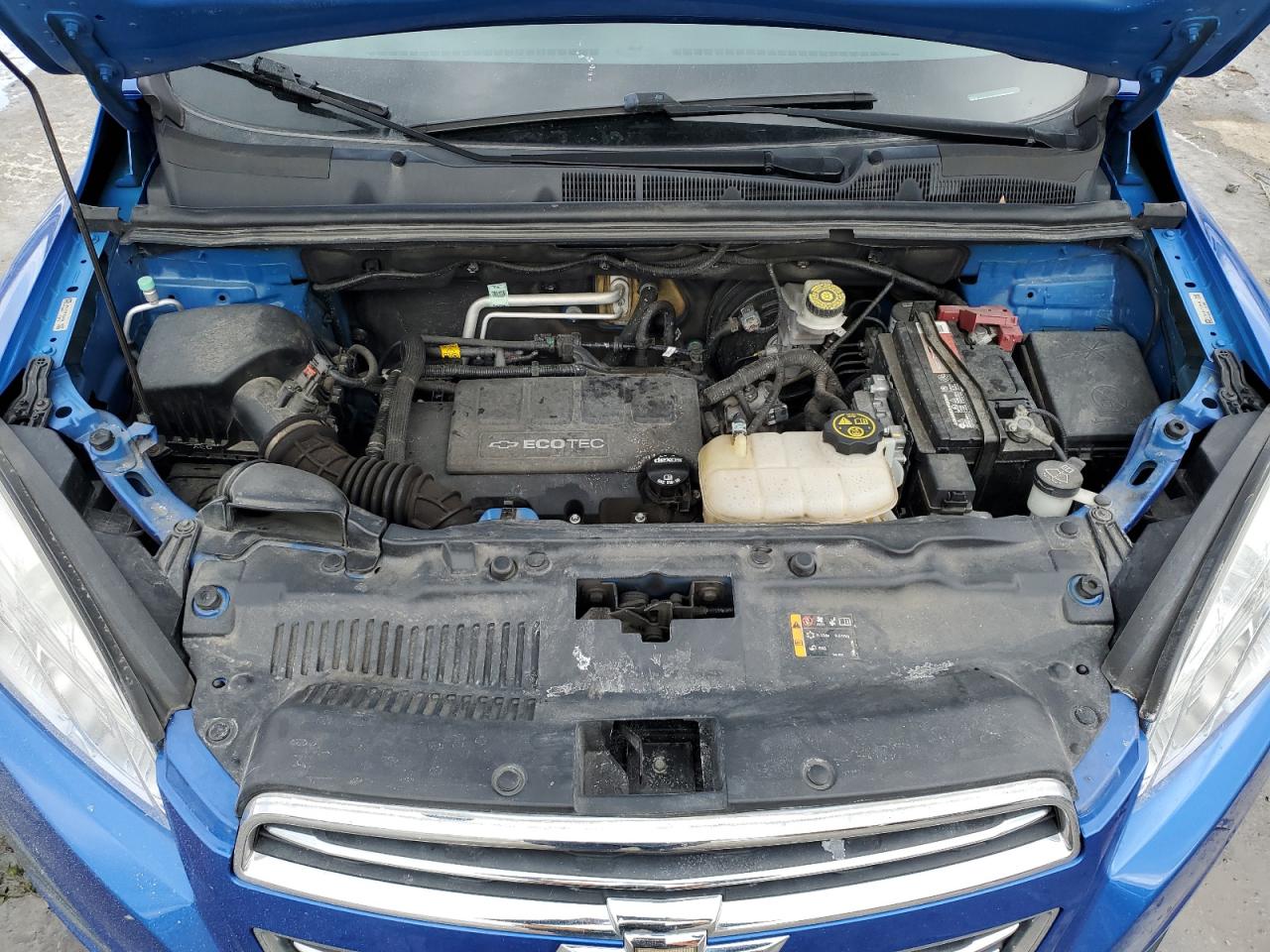 2015 Chevrolet Trax VIN KL7CJLSB1FB152180 Copart auction photo, front end / side damage thumbnail 12