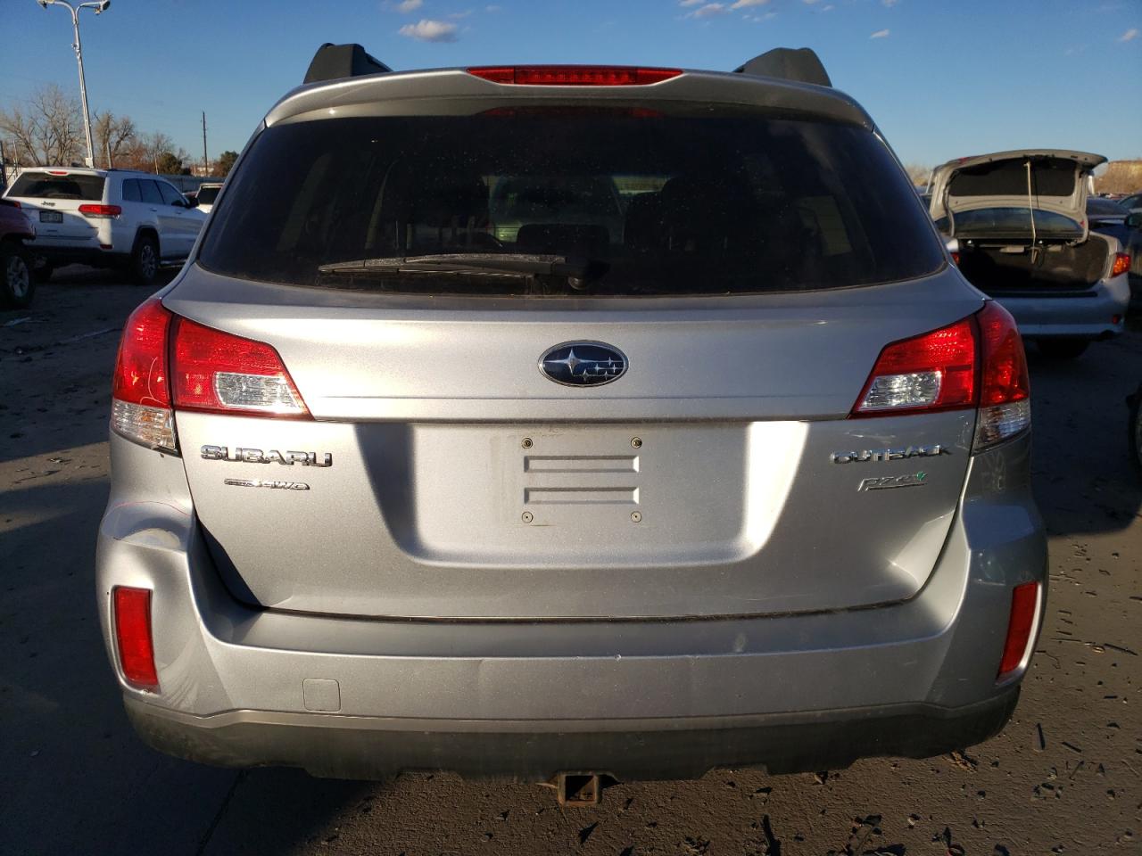 2012 Subaru Outback VIN 4S4BRBCCXC3285059 Copart auction photo, front end / hail damage thumbnail 6